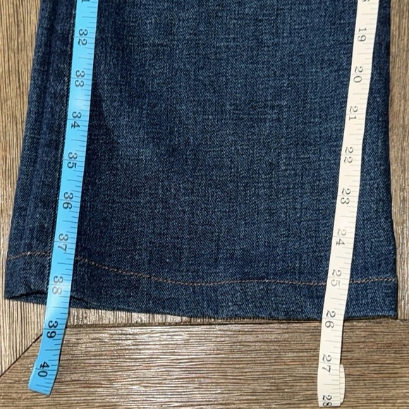 Ann Taylor High Rise Horsebit Pocket Flare Jeans in Bright - Picture 12 of 12